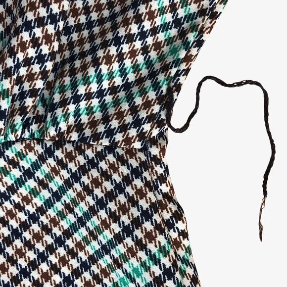 NY&C Medium Blouse Top Sleeveless Rouched Side Tie - Picture 3 of 8